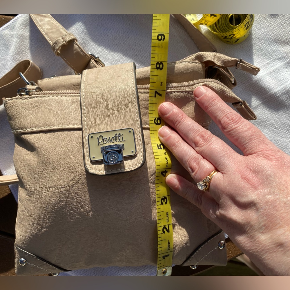 Rosetti Crossbody Bag - Taupe Color - Picture 8 of 9